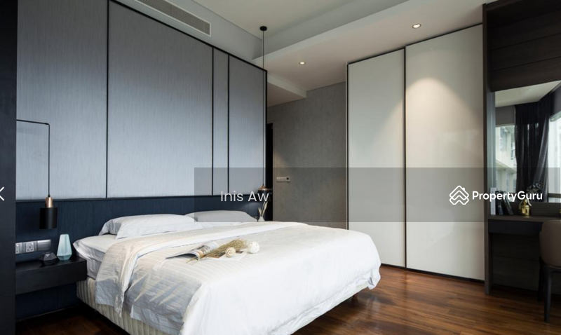 Servis Apartment untuk Dijual di Pavilion Square - Inis Aw - Master Bedroom - PropertyGuru.com.my