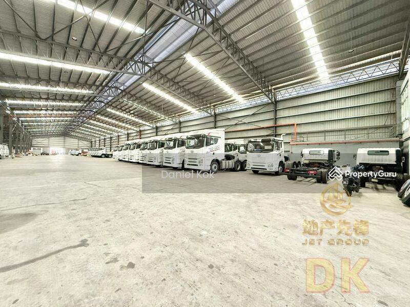 For Sale - RM1.8/sqft! Build Up 86ksqft! 800amp! 52ft Ceiling! Telok Gong Port Klang Detached Factory for Rent