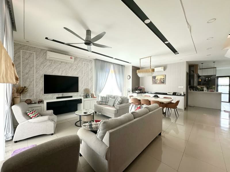 Corner 2 Sty Setia Eco Templer Peranakan Straits Park Rawang Selayang untuk Untuk Dijual - RM 1,450,000, Mac 2026 - Living Room - PropertyGuru.com.my