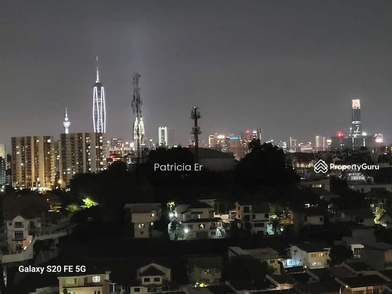 KLCC night scene from living hall 