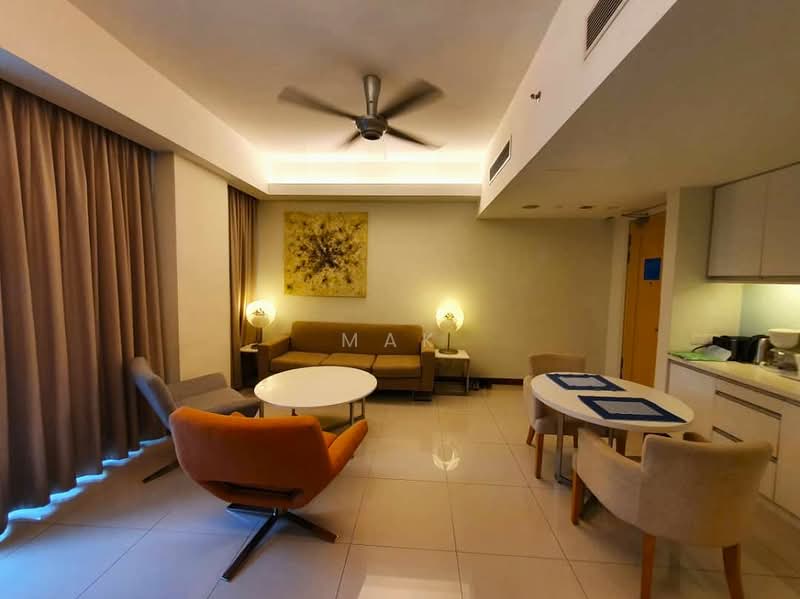 Service Residence for Rent at Cormar Suites (Fraser Place (Lot 163)) - Mak Oliver - Living Room - PropertyGuru.com.my