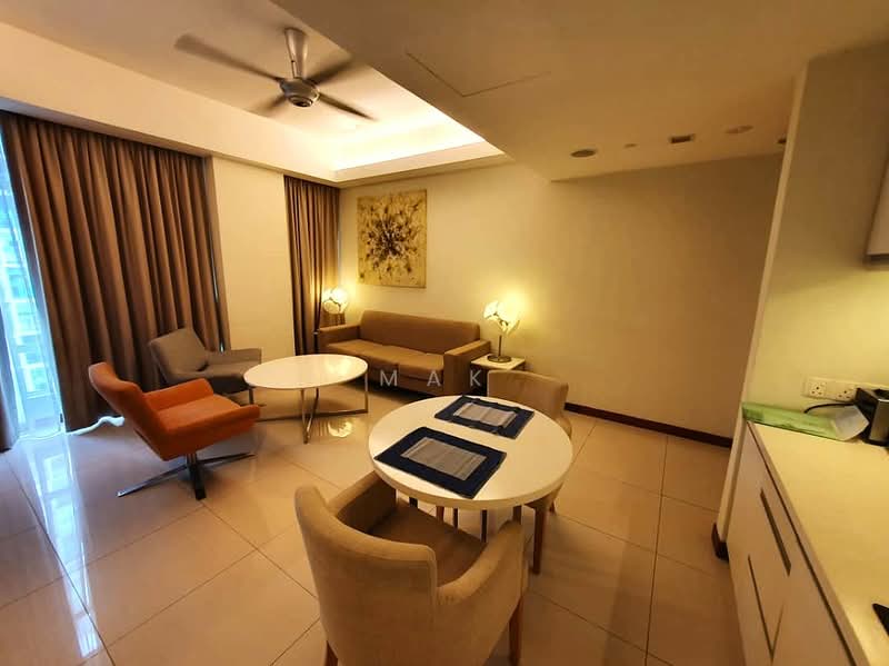 Service Residence for Rent at Cormar Suites (Fraser Place (Lot 163)) - Mak Oliver - Living Room - PropertyGuru.com.my
