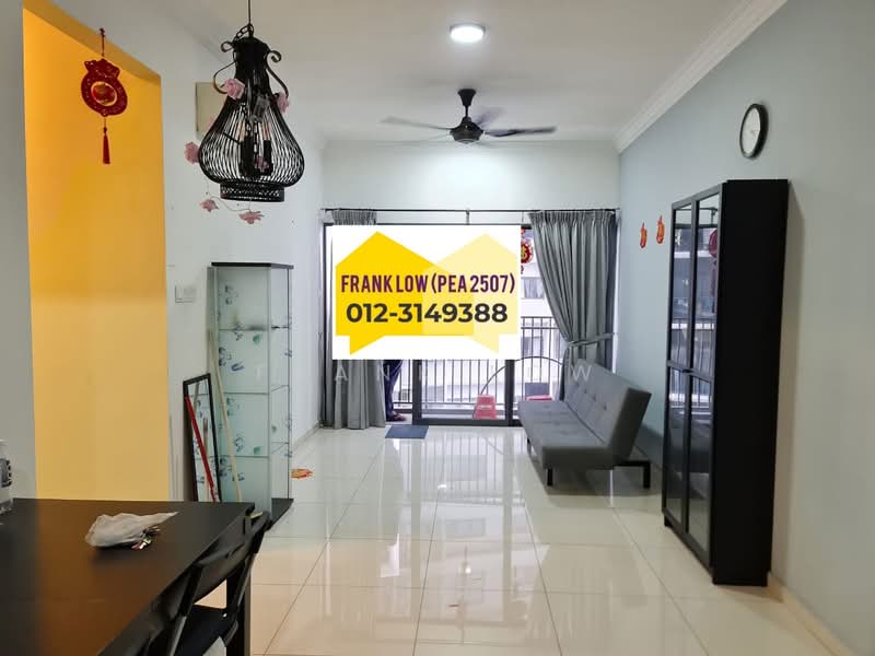 Service Residence for Sale at Seasons Garden Residences - Frank Low - Living Room - PropertyGuru.com.my