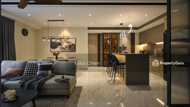 Condominium for Sale at KL48 - Mike Chen - Living Room - PropertyGuru.com.my