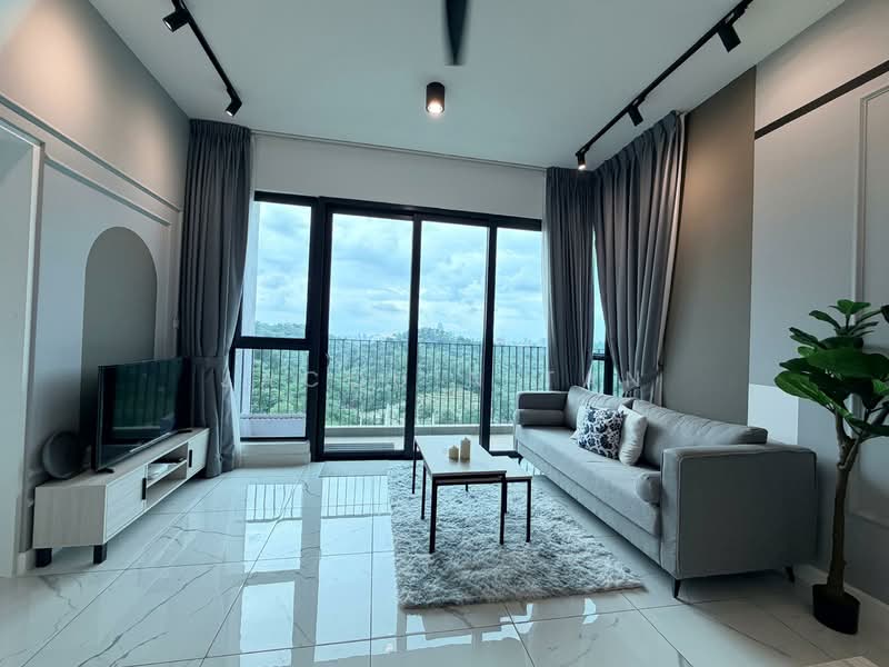 Service Residence for Rent at Cubic Botanical - Jacquin Tan - Living Room - PropertyGuru.com.my