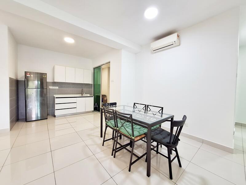 Living and Dining and Kitchen