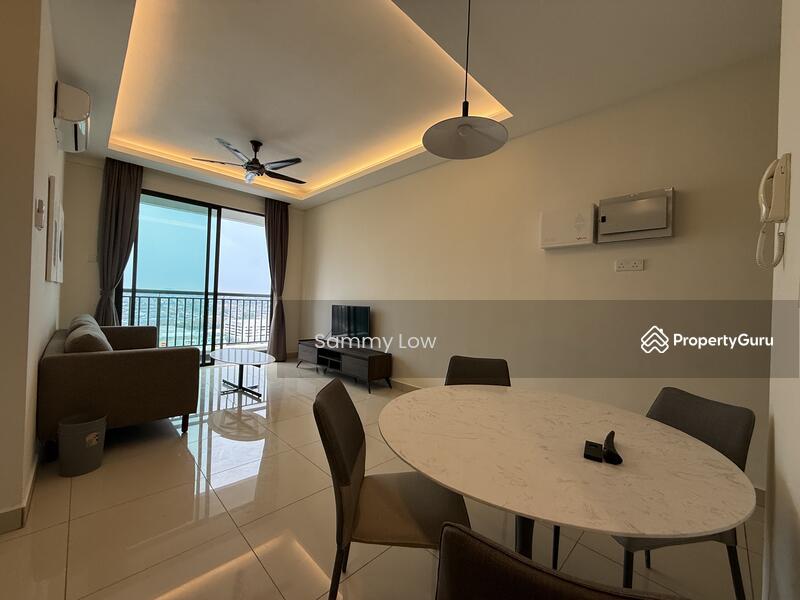 Service Residence for Sale at G Residence - Sammy Low - Living Room - PropertyGuru.com.my