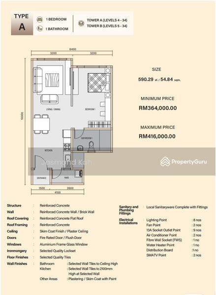 For Sale Daya 1 Residences (D1R), TD Central