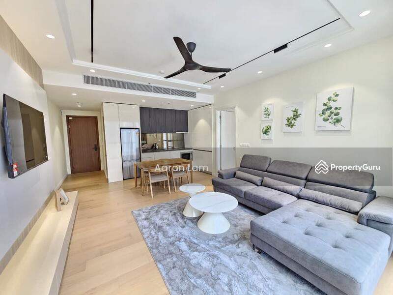 Service Residence for Rent at TRX Residences - Aaron Lam - Living Room - PropertyGuru.com.my