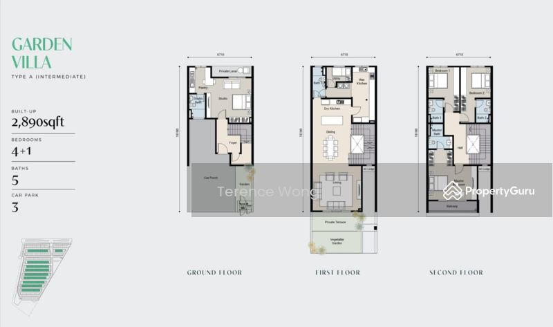 Untuk Dijual SETIA ALAM 3-STY GARDEN VILLA