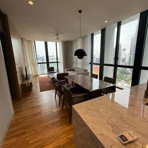 Service Residence for Rent at The Conlay - Maggie Chin - Living Room - PropertyGuru.com.my