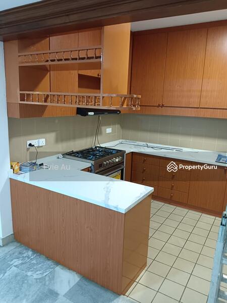 Kitchen with gas hob