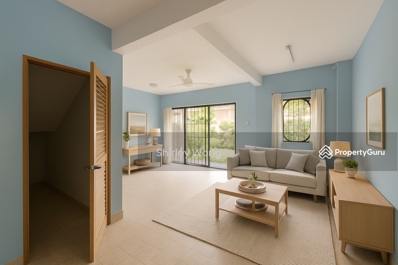 Illustration based on actual living hall