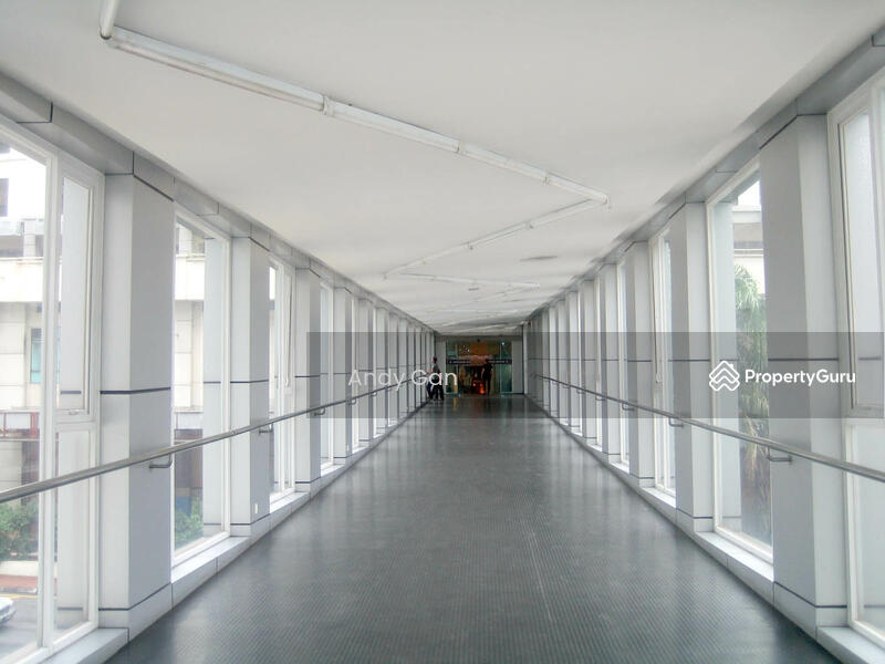 Linked bridge to mall