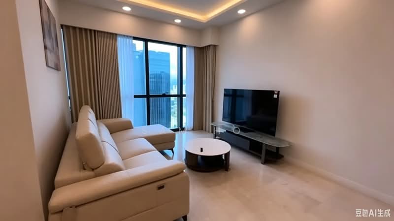 Service Residence for Rent at TRX Residences - Sam Ho - Living Room - PropertyGuru.com.my