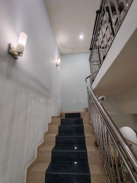 Semi-Detached House for Sale in Taman Desa Wangsa (Batu Maung) - Anna Koay - Staircase to 1st and 2nd floor - PropertyGuru.com.my