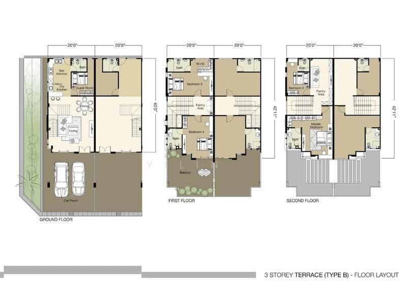 3-storey Terraced House for Sale in Taman Lembah Indah (Simpang Ampat) - Yilin . - Kitchen - PropertyGuru.com.my