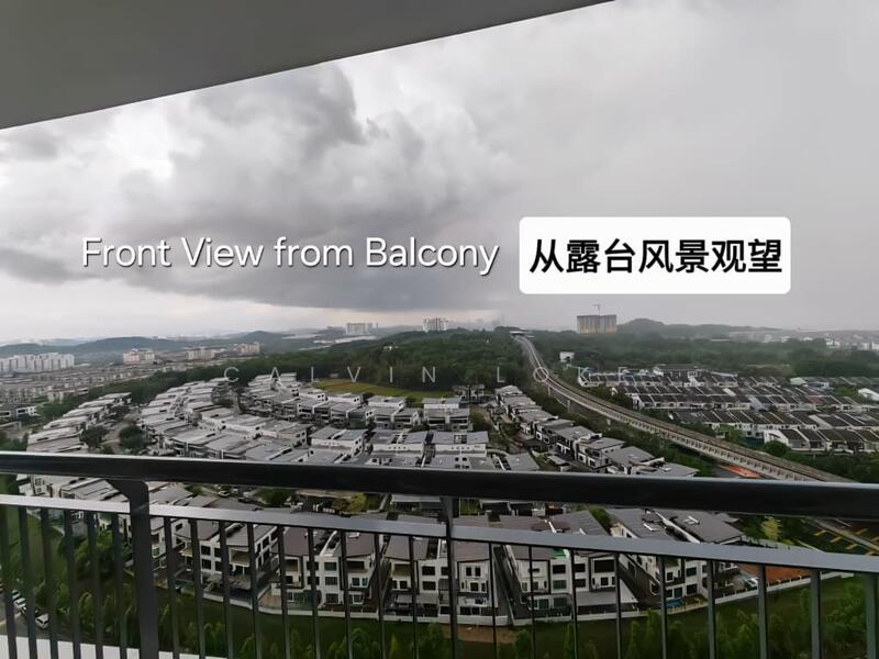 Condominium for Rent at La Thea Residences - Calvin Loke - Balcony - PropertyGuru.com.my