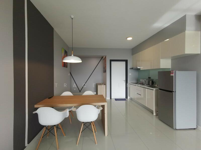 Service Residence for Rent at Teega Suites - Tracey Eng - Kitchen & Dining Area  - PropertyGuru.com.my