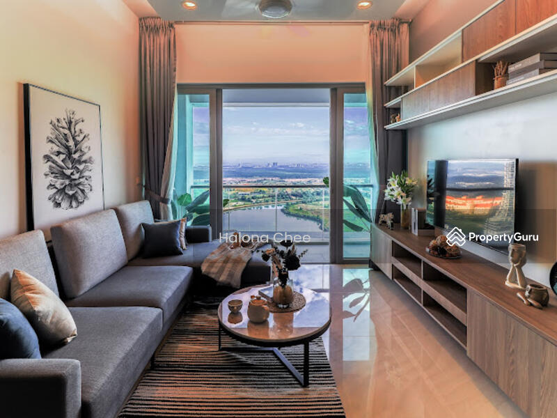 Service Residence for Sale at Southern Marina Residences - Halona Chee - Living Room - PropertyGuru.com.my