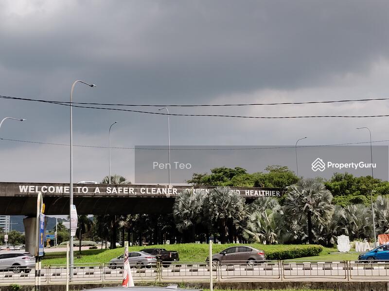 Facing Bayan Baru Roundabout View