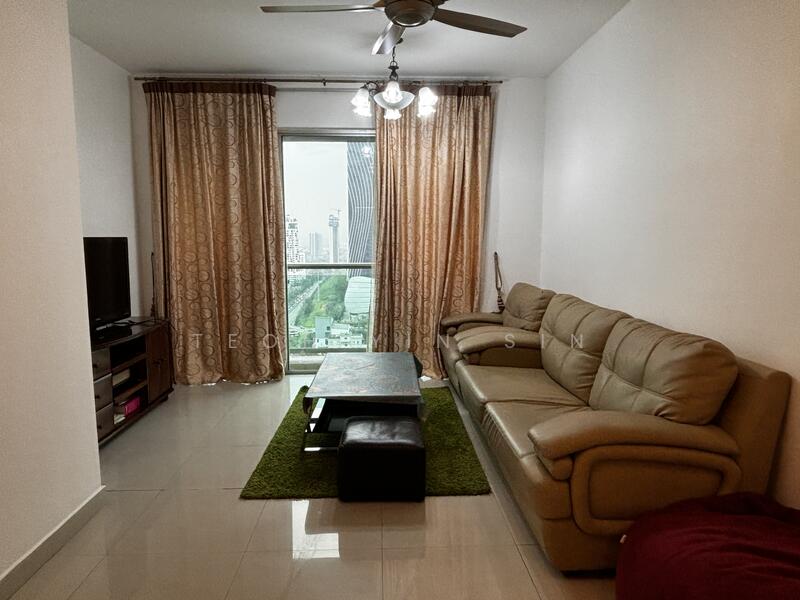 Servis Apartment untuk Disewa di Solaris Dutamas - Teoh Yin Sin - Living Room - PropertyGuru.com.my