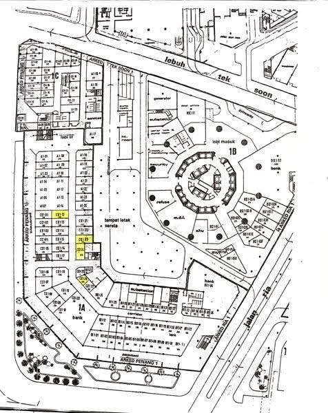 Shop / Office untuk Dijual di George Town (Penang) - Anna Koay - Corridor - PropertyGuru.com.my