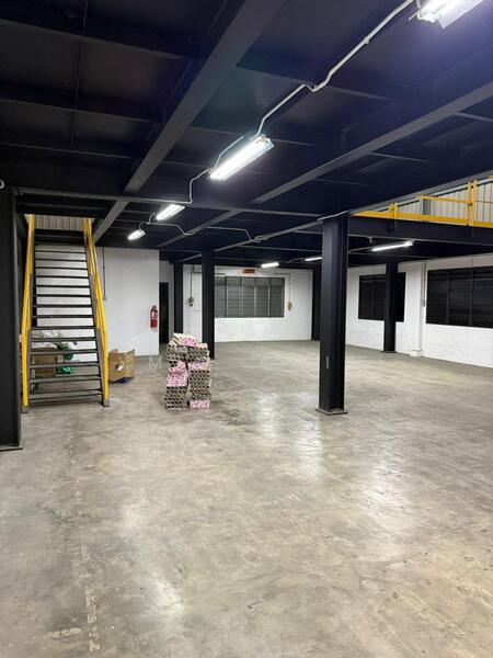 Stairway to Upper Floor Storage Area