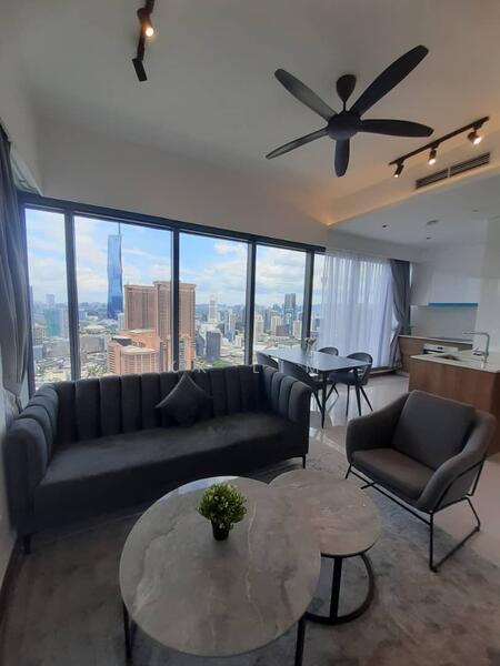 Core Residence @ TRX untuk Untuk Disewa - RM 6,800 /bulan, Apr 2026 - Living Room - PropertyGuru.com.my