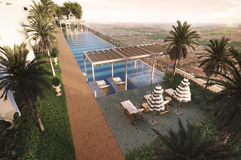 Service Residence for Sale at The Riva Residences @ Gravit8 - Torres Chan - Pool - PropertyGuru.com.my