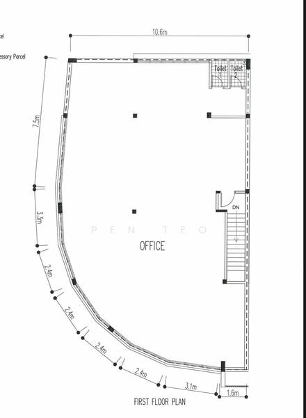 Untuk Disewa 1st Floor Shop/Office, Terubong Avenue, Paya Terubong, Air Itam, Penang.