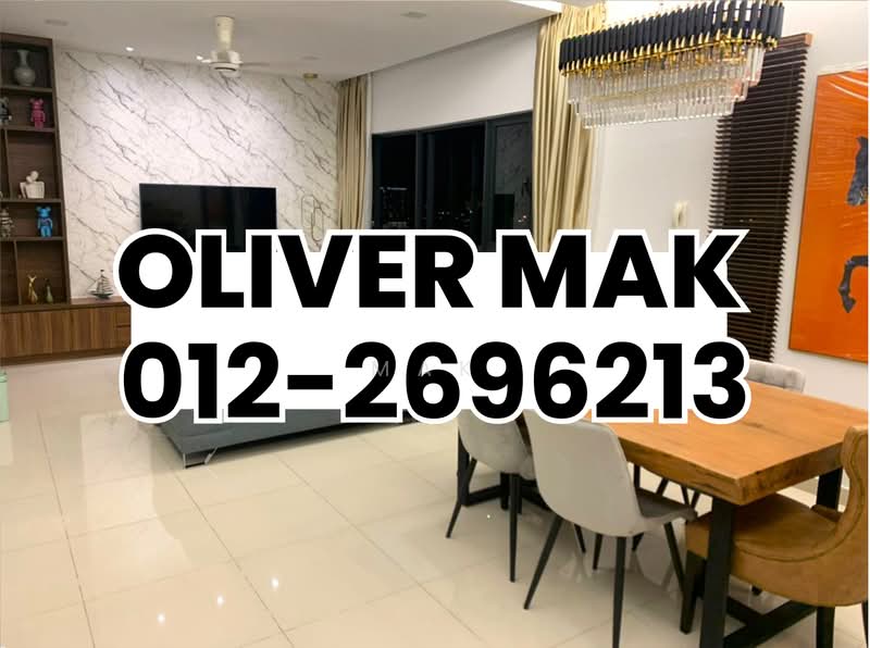 Condominium for Sale at KM1 West - Mak Oliver - Living Room - PropertyGuru.com.my