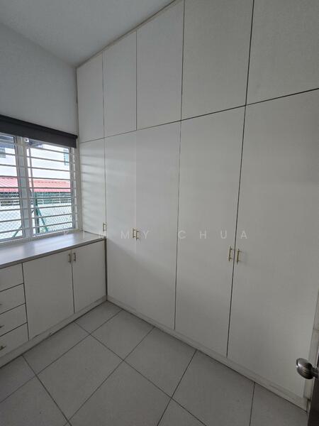 storeroom with cabinet