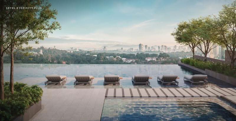 Kediaman Servis untuk Dijual di Parkside Residences @ Setia Federal Hill - Charles Phua - Pool - PropertyGuru.com.my
