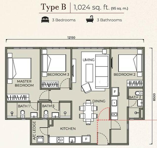 Untuk Dijual Taman Kempas