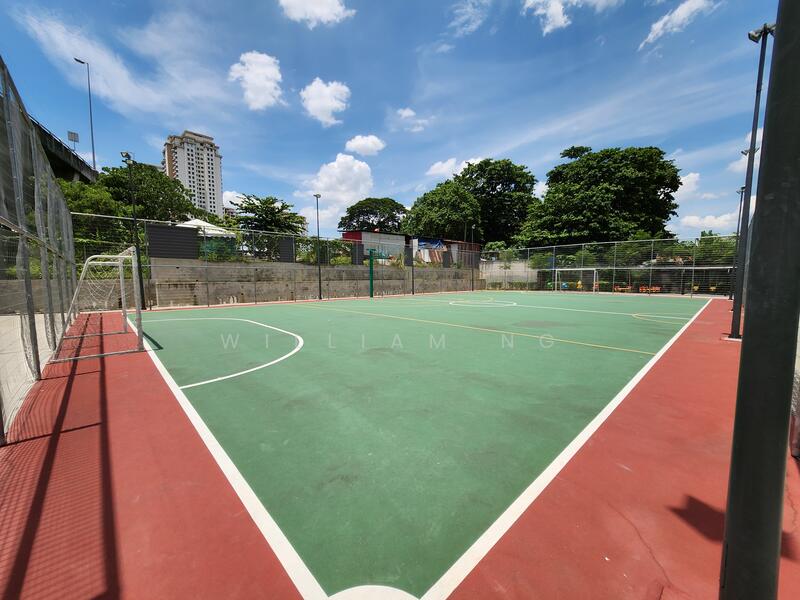 Basketball & Football Court