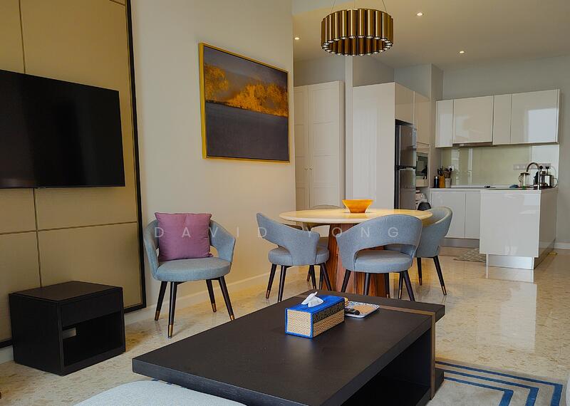 2-bedroom suite open plan kitchen