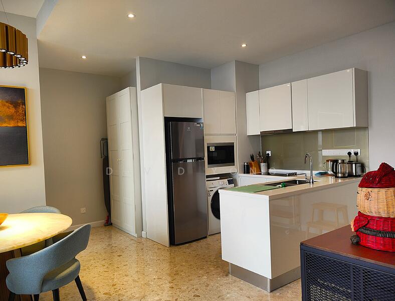 2-bedroom suite open plan kitchen