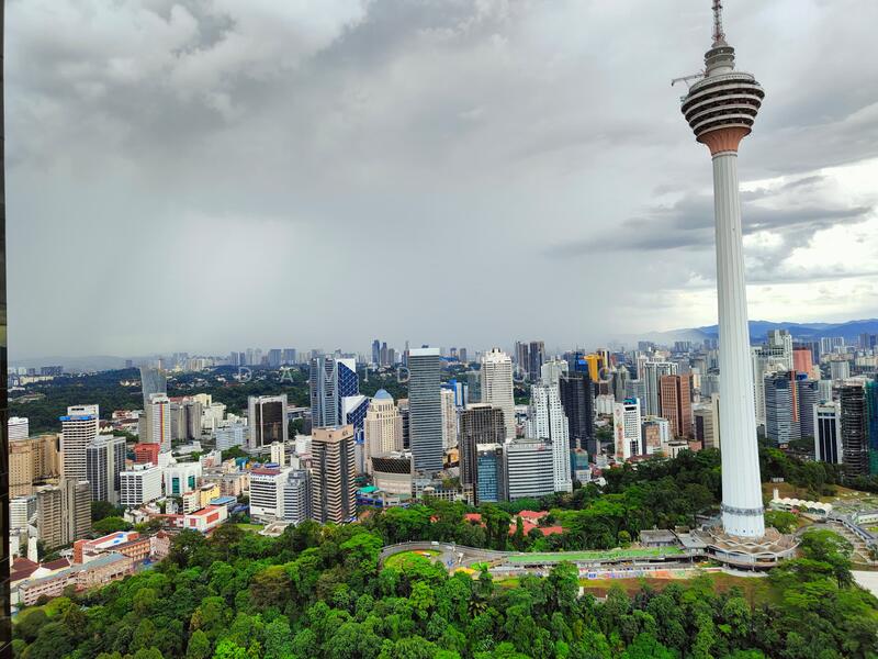 view from both apartment units, dual key