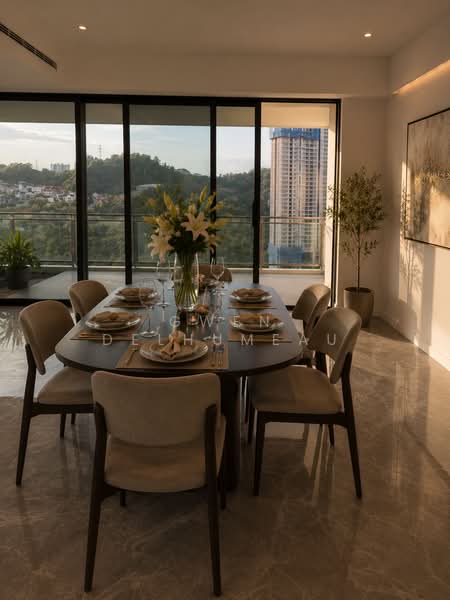 Service Residence for Sale at Park Regent @Desa Park City - Gwen Delhumeau - Dining Room - PropertyGuru.com.my