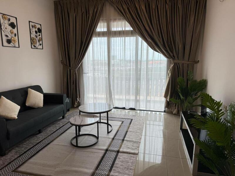 Service Residence for Sale at D'Secret Garden (Pangsapuri Kempas Indah) - Annie Chai - Living Room - PropertyGuru.com.my