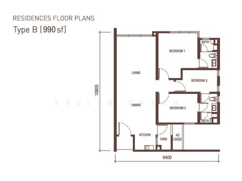 Kediaman Servis untuk Dijual di Le Pavillion - Evelyn Cheah - PropertyGuru.com.my