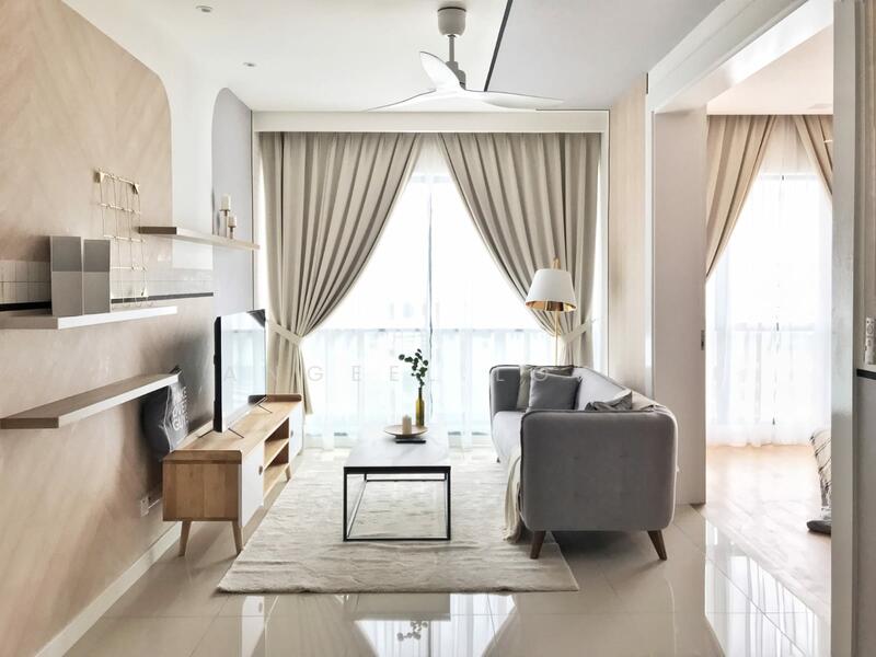 Service Residence for Rent at Aria - Angeel Loke - Living Room - PropertyGuru.com.my