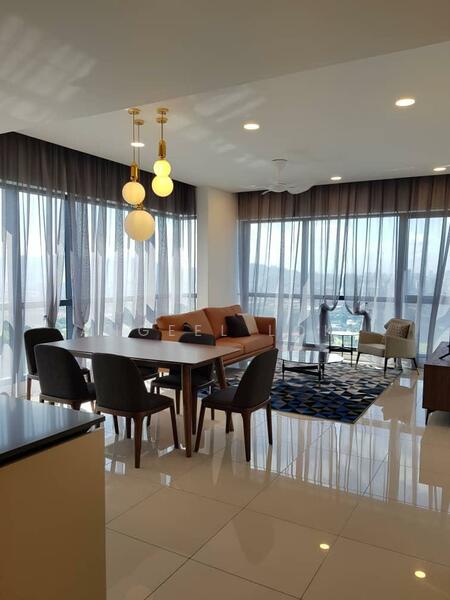 Servis Apartment untuk Disewa di Aria - Angeel Loke - Living Room - PropertyGuru.com.my