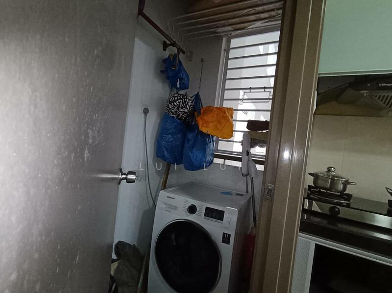 Yard with Washing Machine
