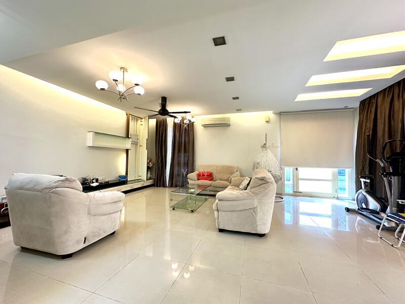 Rumah Berkembar untuk Dijual di Taman Suria (Bukit Katil) - Kellyn Foo - Living Room - PropertyGuru.com.my