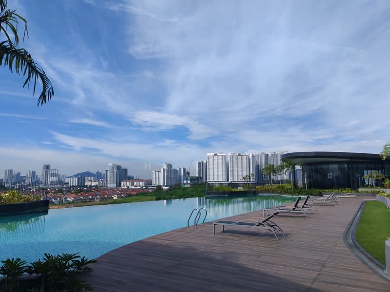 Servis Apartment untuk Disewa di Residensi Ava @ Kiara Bay - HK Lee - Pool - PropertyGuru.com.my