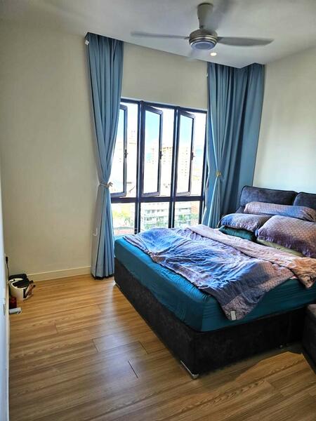 Master Bedroom with Full Glass Window