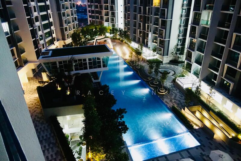 Exterior Night Swimming Pooi View