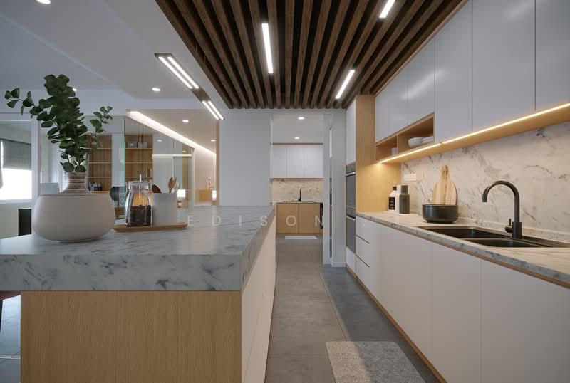 Kediaman Servis untuk Disewa di The Manor - Edison . - Kitchen - PropertyGuru.com.my